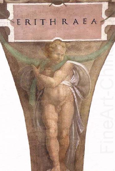 The Erythraean Sibyl, Michelangelo Buonarroti